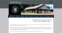 Desktop Screenshot of mansfieldaandpsociety.com.au